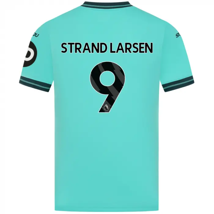 Wolverhampton Wanderers Fan Shop | 2025-26 Wolves Pro Away Shirt – Adult STRAND LARSEN 9 Collection Official Wolves Fan Gear
